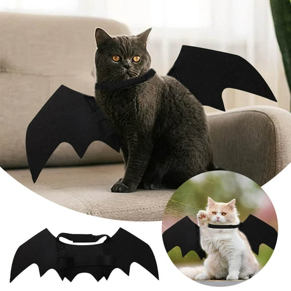 Cat Halloween Bat Wings Pet Halloween Party Dress Up Accessories Suitable for Cats Puppies.