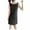 Black, variant on Aofany Nightshirt for Women Sleeveless Sleepwear Nightgown V Neck Tunic Tank Dress Casual Lounge Loose Pajama Dress