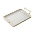 thumbnail image 4 of Bandeja decorativa de estilo nórdico, organizador de baño, bandeja de almacenamiento, tocador de baño, llave, joyería, pendientes, soporte de , Blanco Macarena Bandeja de almacenamiento, 4 of 6