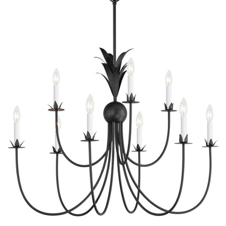 

Maxim 2889 Paloma 9 Light 36 Wide Taper Candle Style Chandelier - Anthracite