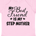 thumbnail image 4 of Inktastic My Best Friend is My Step Mother with Hearts Boys or Girls Baby Bodysuit, 4 of 5