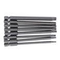 thumbnail image 2 of Juego de puntas de destornillador Torx magnéticas de 8 tamaños/juego de 100 mm de longitud Juego de destornilladores eléctricos Likrtyny Piezas de repuesto para herramientas, 2 of 8