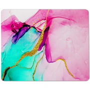 Yeuss Abstract Art Rectangular Non-Slip Mousepad Transparent Creativity. The Color of The Ink is Surprisingly Bright,