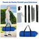 thumbnail image 5 of Costway Tienda de Ducha para Camping Dos Habitaciones Tienda de Privacidad Vestuario Portátil Carpa de Baño 210 cm x 106 cm x 222 cm Azul, 5 of 7
