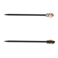 thumbnail image 4 of Unique Bargains 1 Pc Hair Chopstick Classic Rose Hair Hairpin Black Blue Pink, 4 of 5