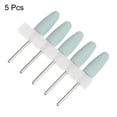 thumbnail image 3 of 5 Packs Rubber Polishing Bit Silicone Buffing Wheels 800 Grit 10mm Dia Mounted Grinding Head, Cone Shape, 3 of 6