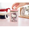 thumbnail image 5 of Sanrio Hello Kitty Pink Stripes Ceramic Mug With Lid | Holds 18 Ounces, 5 of 8