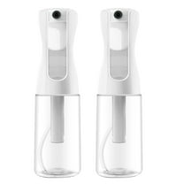 2 Pack Continuous Mist Empty Spray Bottle For Hair, 5 Oz - Salon Quality 360 Water Misting Sprayer - Pressurized Aerosol Stylist Spray Mister BPA Free