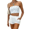 thumbnail image 2 of Mialoley Femmes Floral Cami Tops, Sans Manches Spaghetti Sangle Dentelle Garniture Slim Fit Camisole, 2 of 9