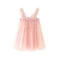 thumbnail image 2 of naisibaby Toddler Kids Baby Girls Cute Summer Mesh Dress, Elegant Wing Suspenders Dress Skirt Pink 4-5T, 2 of 7