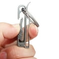 thumbnail image 2 of Lightweight Titanium Key Chain Men Waist Belt Key Ring Holder Hook, 2 of 7
