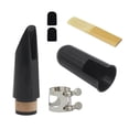 thumbnail image 4 of Decodeary Clarinet Mouthpiece Kit with Ligature Good Sound Reed Fastener Clamp ABS Musical Instrument Accessories for Beginner, 4 of 6