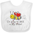 thumbnail image 3 of Inktastic Bee Future Big Sister Girls Baby Bib, 3 of 4