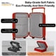 thumbnail image 3 of Carcasa rígida Carry On Luggage mixi Airline Approved, 51 cm, policarbonato, color rojo, 3 of 6