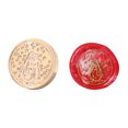 thumbnail image 2 of Cuadros Decorativos Cabezal de sello de laca de fuego de latón sin mango Cabezal de sello de sellado de cera (SD003) Sywqhk Nuevos Originales, 2 of 9