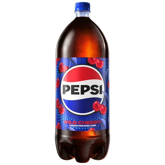 Pepsi Cola Wild Cherry Soda Pop, 2 Liter Bottle