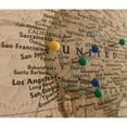 thumbnail image 4 of segolike 300 Pcs Color Thumbtack Push Pins Plastic Head Steel Point Gold, 4 of 9