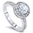 thumbnail image 2 of Pompeii 1 3/4ct Pave Halo Diamond Ring 14K White Gold (G/H,I1), 2 of 3
