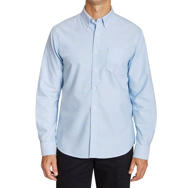 Lands' End Men's Long Sleeve Linen Blend Shirt