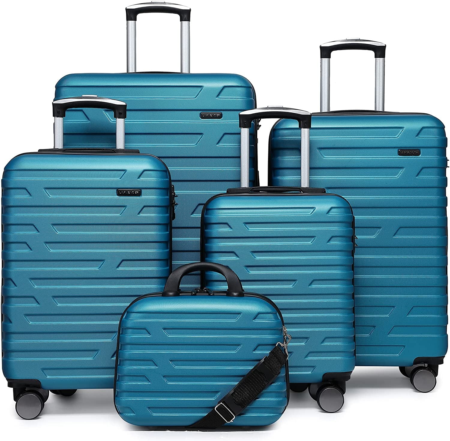 Luggage 5 Piece Sets, Expandable Luggage Sets Clearance, Suitcases with