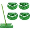thumbnail image 1 of INYUDOME Reusable Microfiber Mop Pads Compatible with Swiffer Sweeper Mop (green 4pcs), 1 of 1