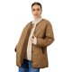 thumbnail image 1 of Dorothy Perkins - Chaqueta Acolchada Contraste para Mujer (Chocolate), 1 of 5