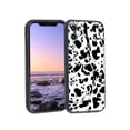 thumbnail image 1 of Compatible with iPhone 11 Phone Case, Cow-Print-Abstract-Art-Black-White-Pink-Cute3 Case Men Women, Flexible Silicone Shockproof Case for iPhone 11, 1 of 1