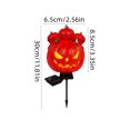 thumbnail image 3 of Halloween Pumpkin Stake, Solar Resin Light, Outdoor Yard Ornament, Auto Night Illumination and Waterproof Weatherproof Build for Garden Pathways, Flower Bed Borders and Porch Displays., 3 of 7