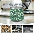 thumbnail image 6 of Yayeee Ashtray with Lid for Cigarette Smokeless Stainless Steel Home Ash Holder, Small White Flowers, 6 of 7