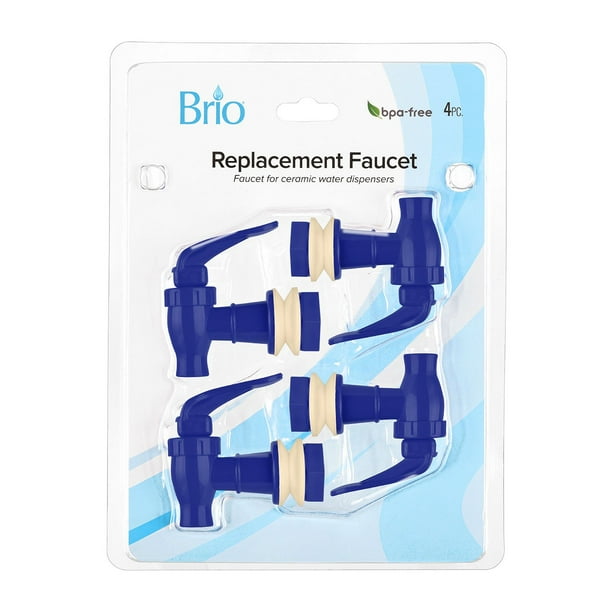 Brio Water Dispenser Replacement Valve 4 PACK, Cooler Faucet Spigot for