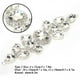 thumbnail image 5 of Elegante cinta de cadena de diamantes de imitación de cristal, accesorios para manualidades DIY para coser vestidos de novia, bolsos, zapatos tipo 1, 5 of 6