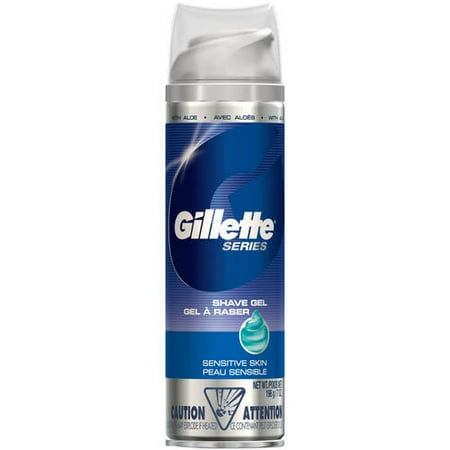 Gillette® Series 3X Action Sensitive Shave Gel 7 oz. Aerosol Can