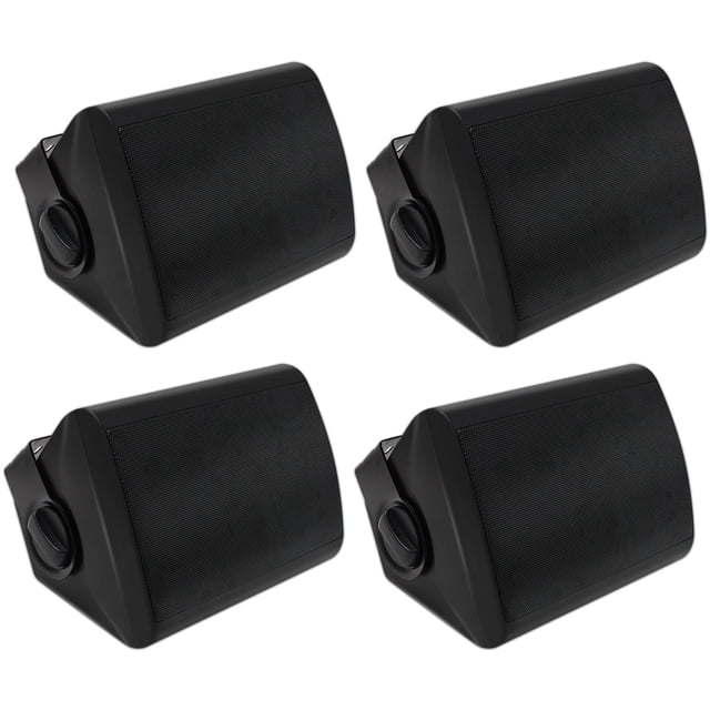 Altavoces exteriores Herdio de 5.25 pulgadas, 600 W, pasivos a prueba de agua (4)
