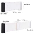 thumbnail image 3 of Kadlawus Drawer Storage Divider for Closet, Adjustable Plastic Clamping Device, Expandable Wardrobe Partition Box, Organizer for Socks, Underwear, Accessories, 3 of 7