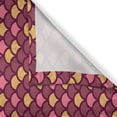 thumbnail image 3 of Ambesonne Fish Scale Kitchen Curtains, Modern Arc Shapes, 55"x39", Maroon Pink and Yellow, 3 of 3