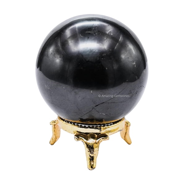 Shungite Crystal Ball Sphere 1.5" Inches