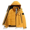 thumbnail image 2 of Mens Ski Jacket 2 in 1 Waterproof Snow Coat Winter Thick Warm Snowboarding Mountain Windbreaker Outwear, 2 of 8