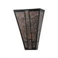 thumbnail image 2 of Meyda 142006 12 in. Yosemite Wall Sconce, Silver Mica Craftsman, 2 of 4