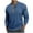 Blue, variant on Xzbqbs Mens Henly Long Sleeve Shirts Waffle Button Down Casual Pullover Tops Fashion Lightweight Crew Neck Color Block Shirts