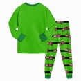 thumbnail image 7 of Toddler Baby Boy Clothes Fall Winter Outfit Contrast Color Long Sleeve Letter Sweatshirt Top Pants Set Fall Winter Set 24 Months 1T 2T 3T 4T 5T 6T 7T 8T Toddler Boys Winter Clothes,Green,3-4 Years, 7 of 7