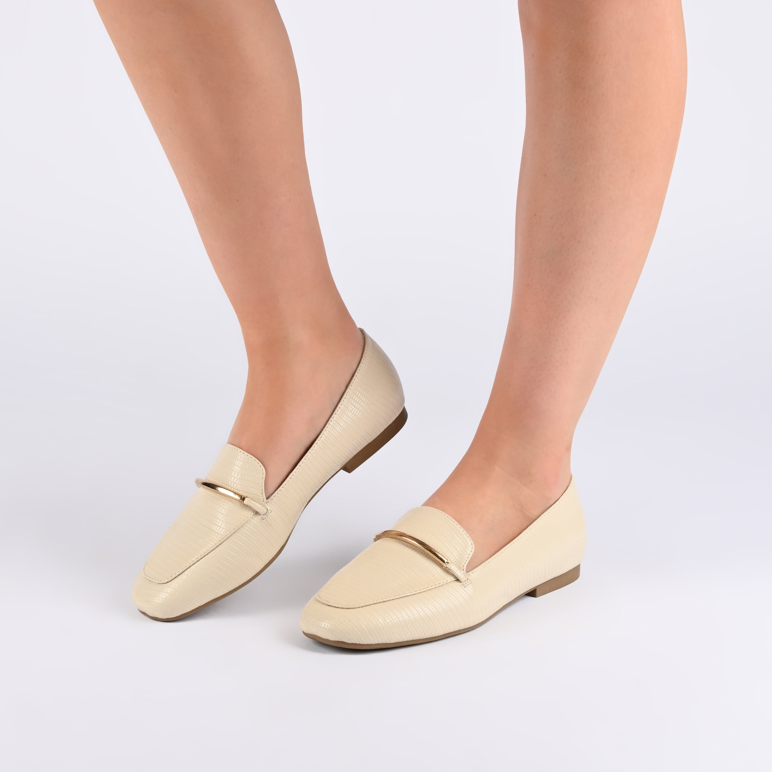 Journee Collection Womens Wrenn Tru Comfort Foam Slip On Square Toe Loafer Flats