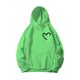 thumbnail image 1 of Gibobby Sudadera cómoda para mujer Sudadera con capucha de color sólido informal para mujer Suéter con capucha estampado de amor con bolsillos （Verde， XXL), 1 of 3