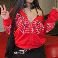 thumbnail image 3 of Y2k Spider-Man sudaderas con capucha mujer gótico negro Reiß verschluss übergroße sudaderas Mann weibliche Retro Harajuku Kapuzen jacken Streetwear, 3 of 5
