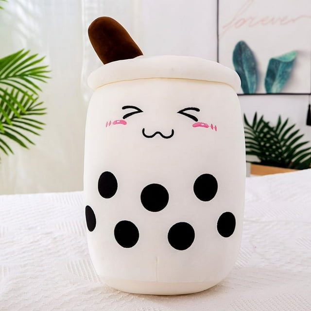 Simulation fruit milk tea cup pillow plush toy large bubble tea Doll Doll Gift DMH