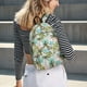 thumbnail image 5 of Disketp Watercolor Palm Tree print Canvas Backpack Lightweight Travel Daypack Student Rucksack Laptop Backpack-Medium, 5 of 5