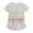 Beige1, variant on TOOYOU Girls Summer Outfit Sets Toddler Ruffles Wrinkled Edge Short Sleeve Strawberry Print T Shirt Top Shorts Home Clothes Loose Sportswear Suit Size 18 -24 Months Beige1