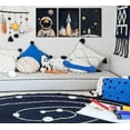 thumbnail image 3 of Space Astronaut Canvas WallCute Astronaut Nursery Galaxy Posters Modern Space Themed Print Rocket Pictures Toddler Boy Room Wall Decor for Adventure Kids Bedroom Nursery Roomd, 3 of 6