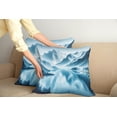 thumbnail image 2 of Ambesonne Lake Throw Pillow Cover 2 Pack, Cold Mountain Peaks Icy Water, 20", Pale Blue Petrol Blue, 2 of 7