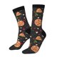 thumbnail image 1 of Balery Pizzas Mushrooms Calcetas Largas con Estampado para Hombre y Mujer – Suaves y Transpirables, Talla Única (US 5-11), 1 of 6