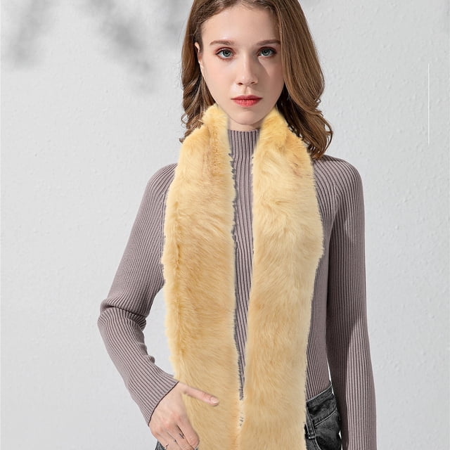 Hytrove Chal Largo Beige De Sintética Para Mujer Ideal Para Uso En